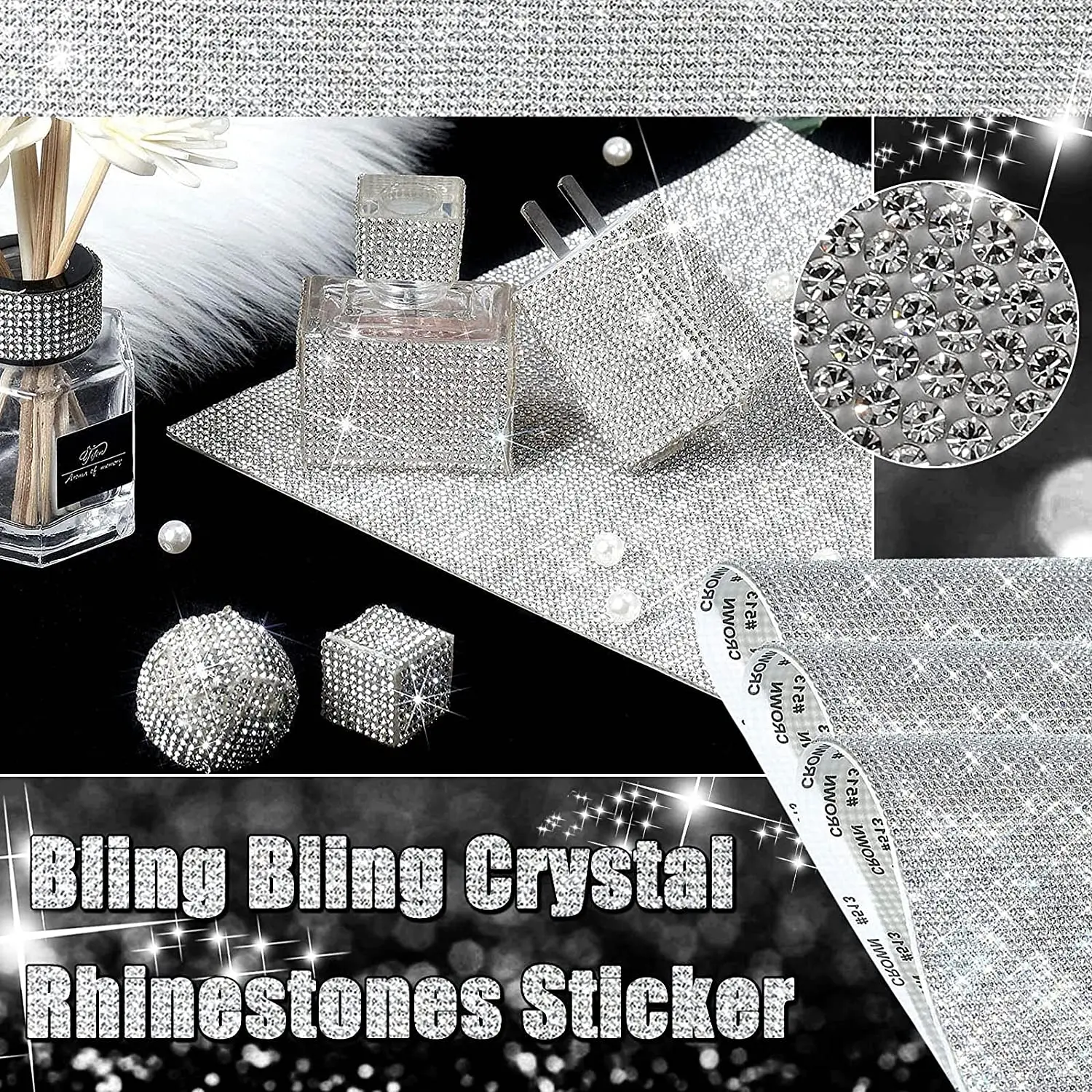 

Аксессуары для декоративно-прикладного искусства 12x20 см, украшения со стразами, принадлежности для рукоделия, стразы, наклейка со стразами для вечеринки