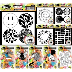 2024 New Smiling face Stamps & Stencil Scrapbook Diary Decoration Embossing Template DIY Greeting Card Handmade