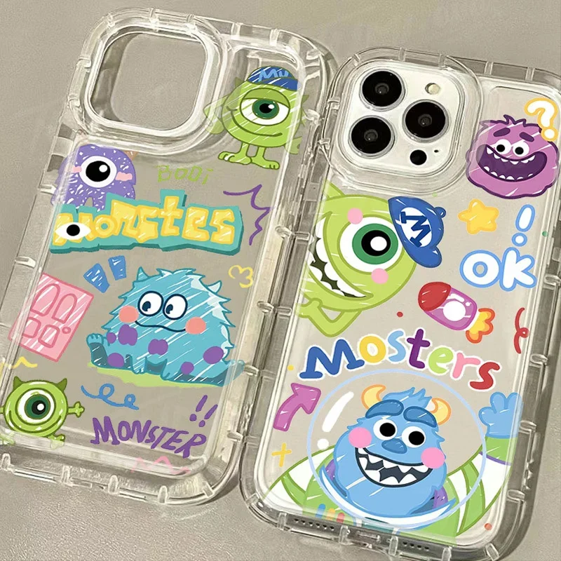 Etui Disney Cure Monsters University do iPhone'a 15 14 13 12 11 Pro Max XR XS X 8 7 6 6S Plus SE 2020 Pokrowiec ochronny z nadrukiem