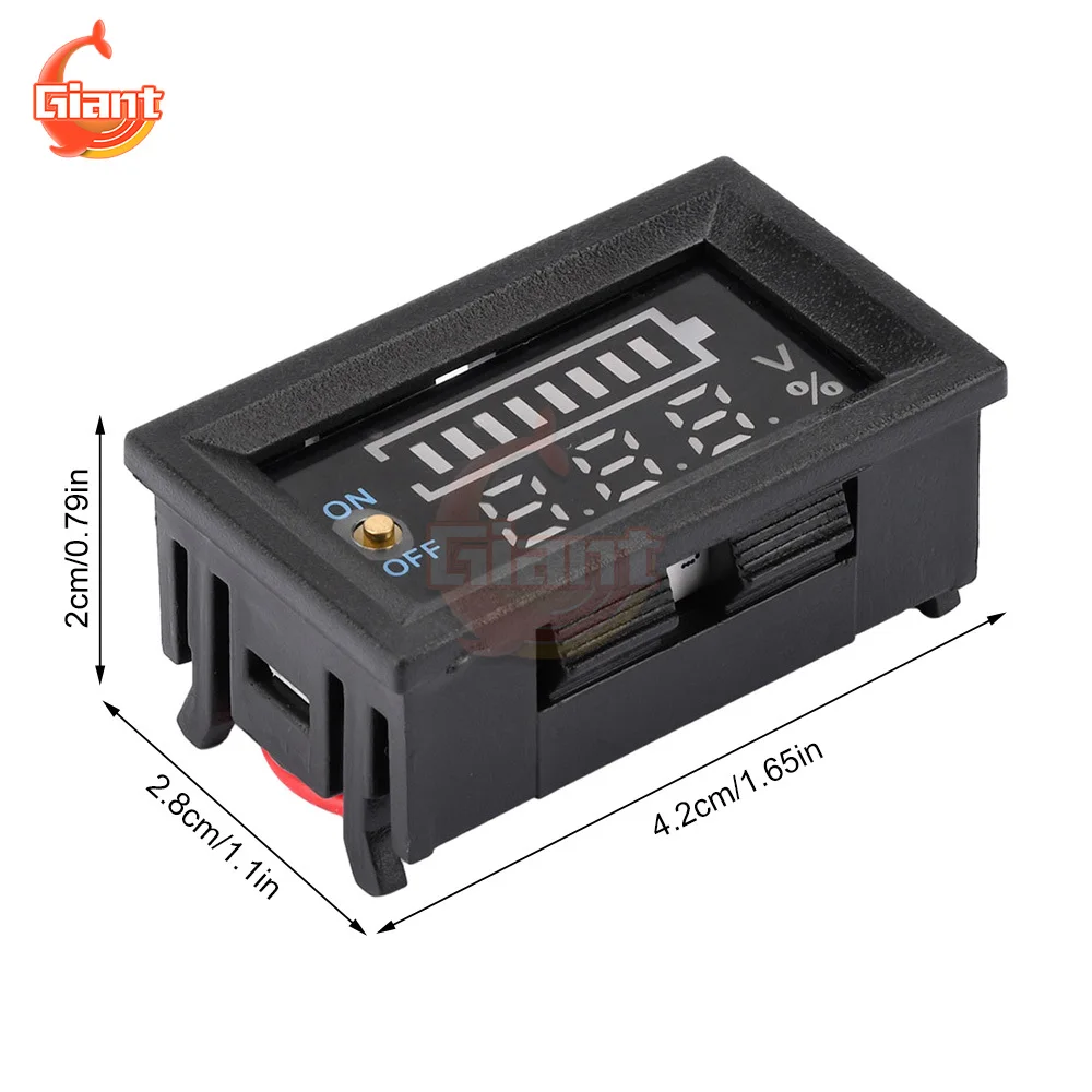 2S/3S/4S Digital Voltmeter Lithium Battery Capacity Indicator Voltage Tester Electricity Meter Battery Charge Level Indicator image 6