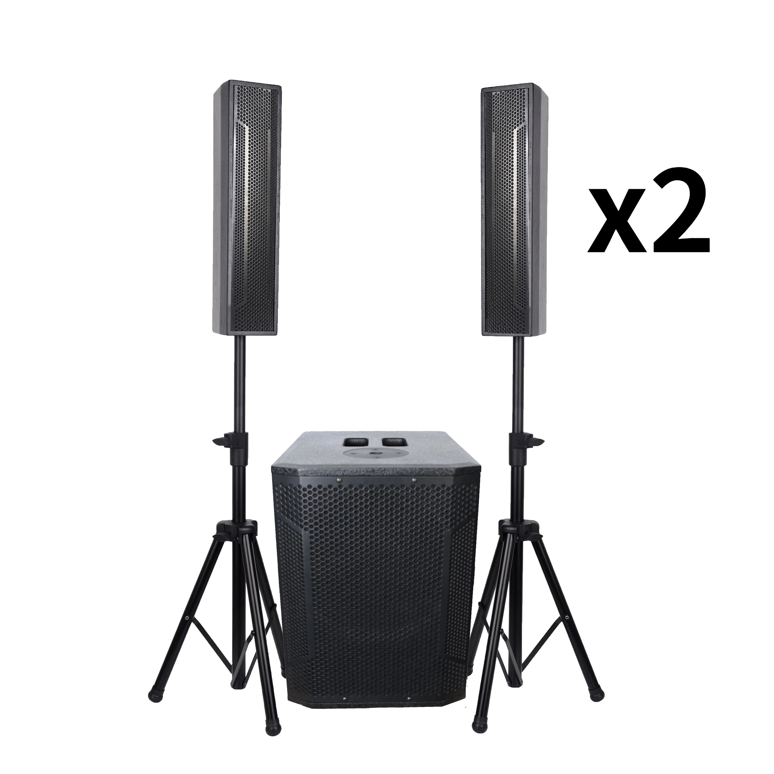 

Two sets Hometheater System Subwoofer Speaker