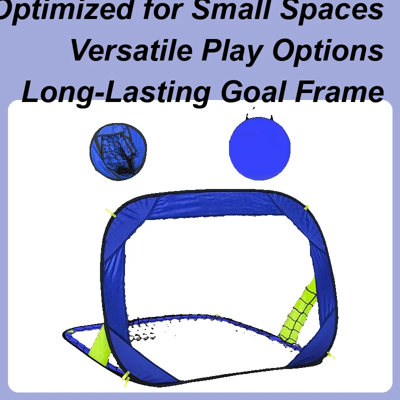 

Pop Up Soccer Goal Soccer Goal Training Net Foldable Versatile Lightweight Training Equipment For Kids Family Adults Friends For