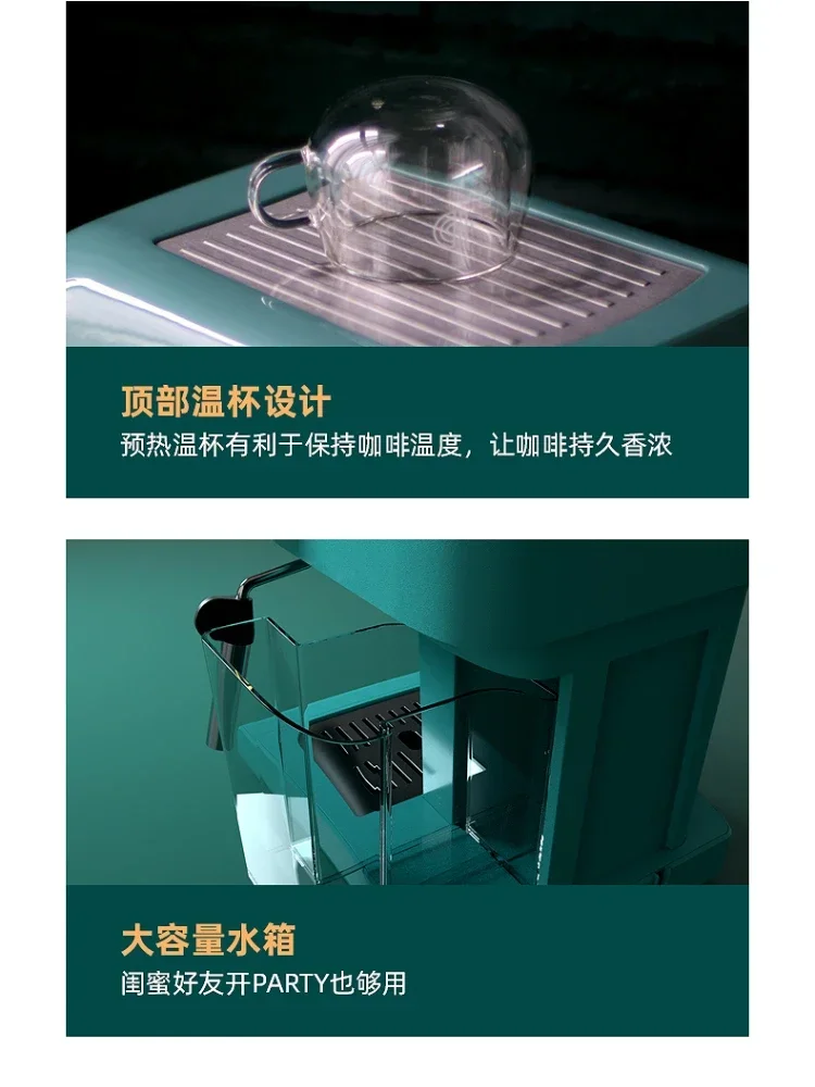 Italian Coffee Machine Fully Semi-automatic Commercial Steam Integrated Coffee Machine Coffee Maker Machine Makers Press Coffe