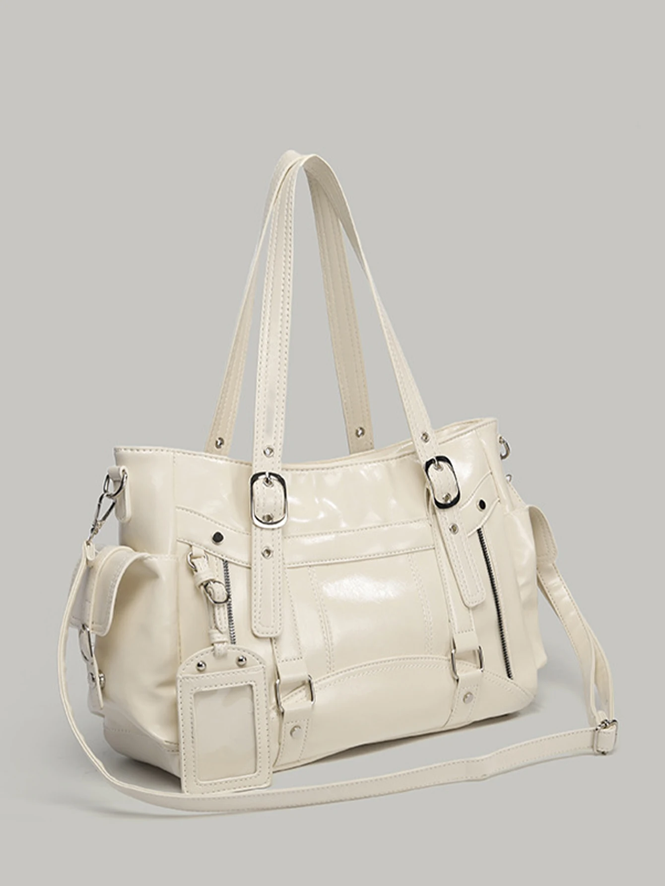 

Sweet, cool, spicy girl style tote bag with one shoulder and Y2K style shoulder strap, practical and versatile handbag