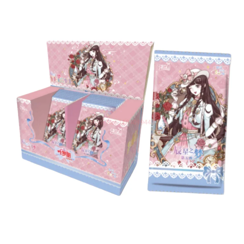 정품 KAYOU Yeloli 카드 드림 오브 첸싱 Vol.5 크리스탈 다이아몬드 팩 풀 시리즈 귀여운 공주 카드 애니메이션 컬렉션 카드 선물