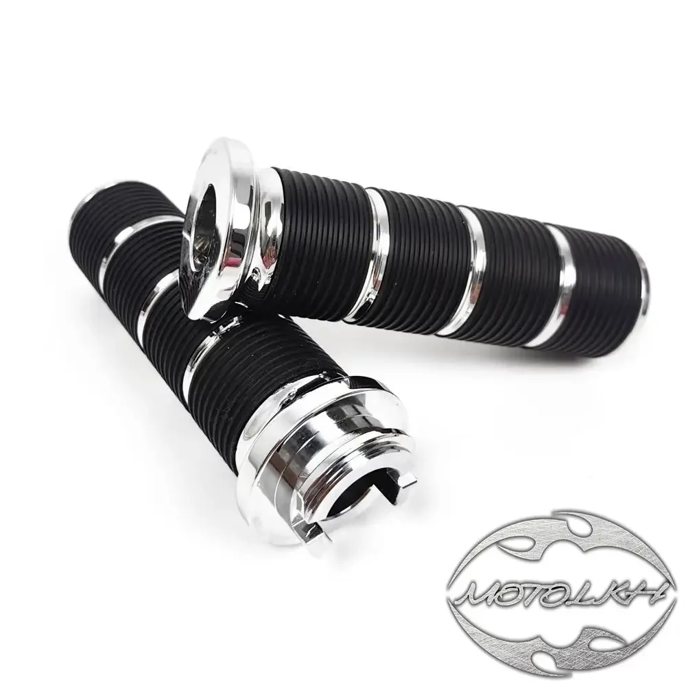 Motorcycle Hand Grips 1.57\'\' Soft Touch Comfort Handle Grip For indian Scouts Sixty Hussar Bobber 2015-2023 Inner diameter 22mm