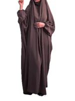 Robe de prière musulmane Wp, em femmes robe Hijab Abaya à capuche longue Khimar Jilbab Burka Eid Abayas robe Eid Niqab Ramadan 2