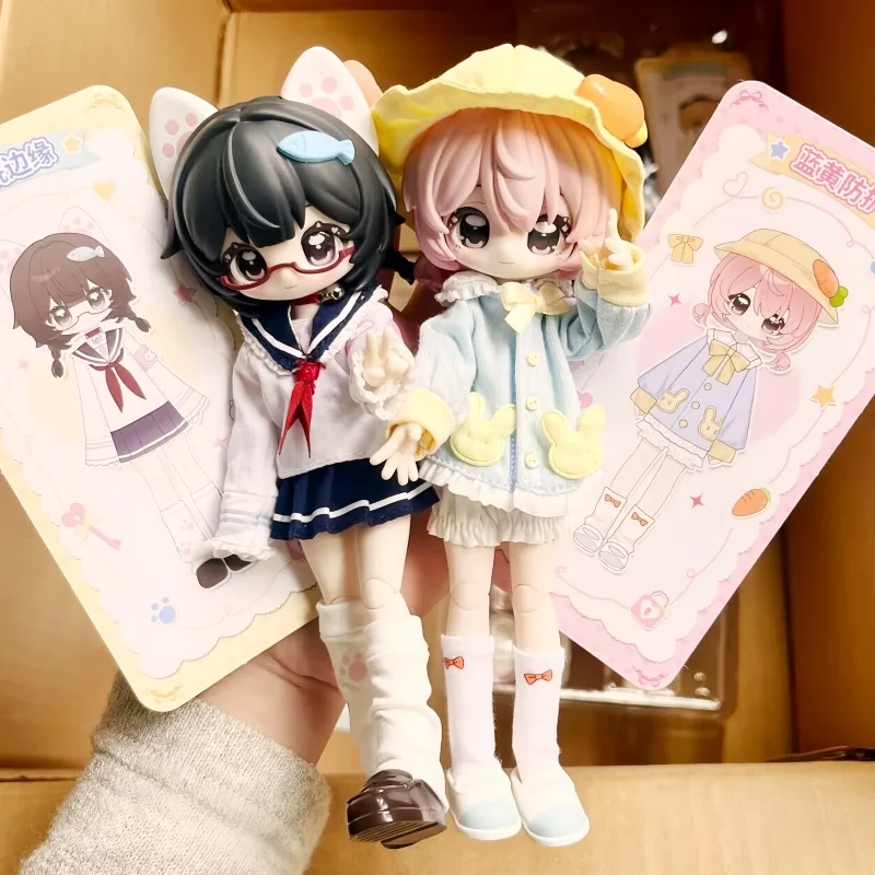 

New Unveiled Door Little Key Artbook Series 1/12 Bjd Blind Box Mystery Box Caixa Caja Dolls Gift Desktop Ornament Anime Figure