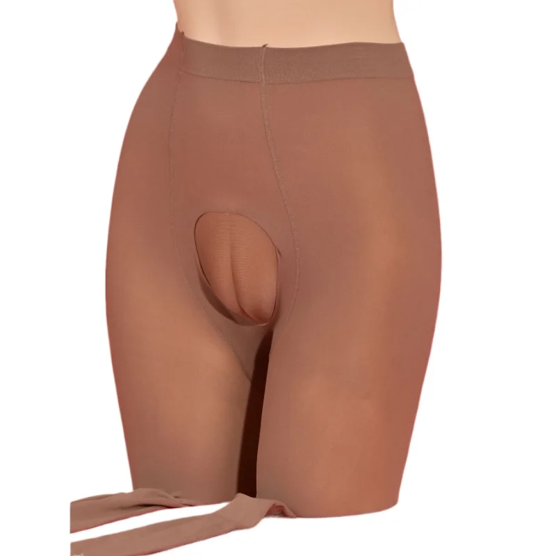 Men's Stockings Sexy Crossdressing Sissy Feminization Pantyhose 3d Invisible Camel Toe Leggings Sockings Transparent Socks