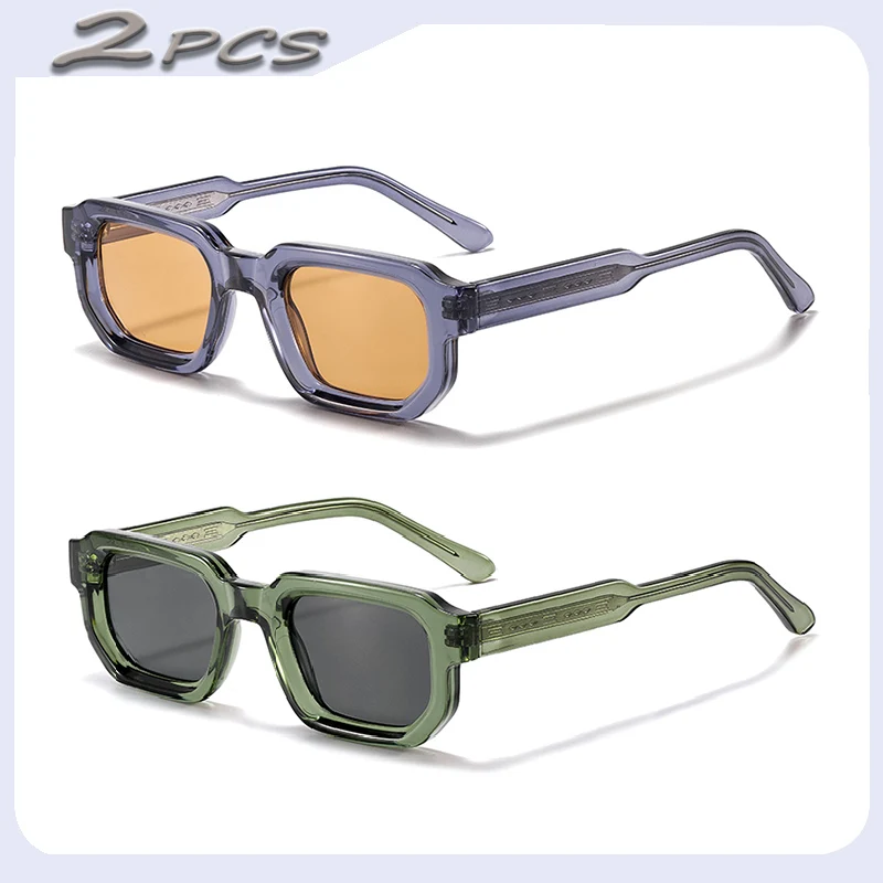 1/2/3 Stück HBK Großhandel Vintage Polygon-Sonnenbrillen für Herren Kleiner Rahmen Verlaufsgläser Sonnenbrillen für Sommer Outdoor Strand Party – Detail 14