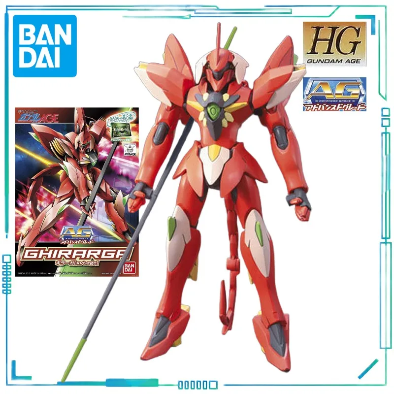 

Оригинальная сборная модель BANDAI Gundam AGE AG Xvt-zgc Ghirarga 1/144, пластиковая сборная модель, коллекционные предметы