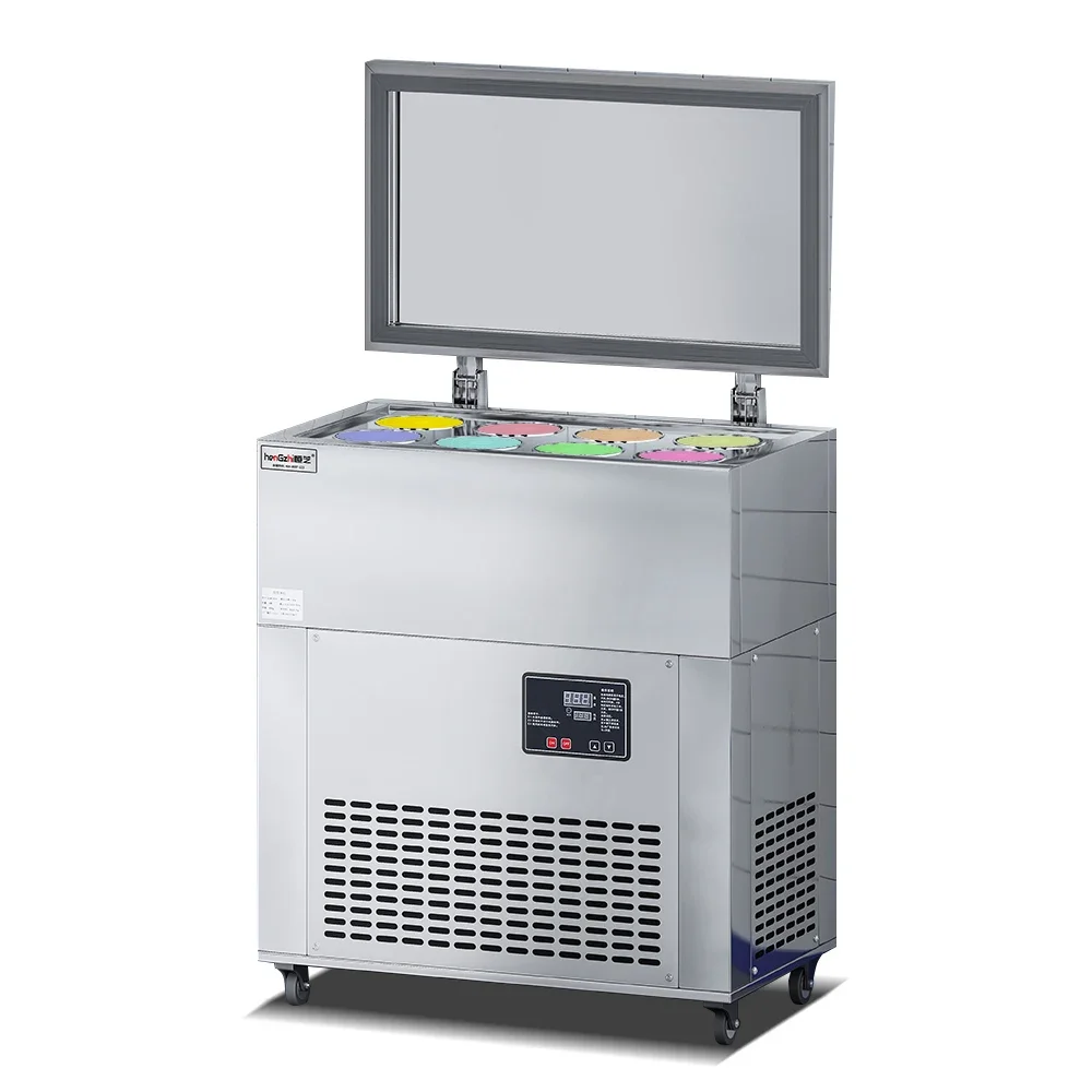 

2025 Automatic Small Multi-flavored Ice Continuous 6 and 8 Ice Column Machine