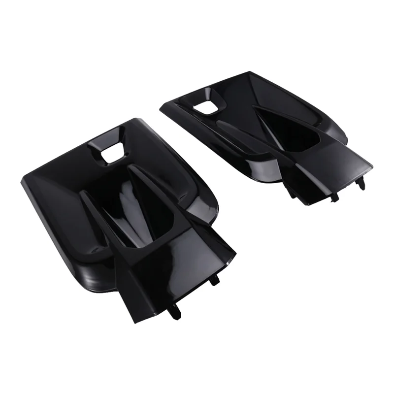 

ABS Gloss Black Fog Lamp Cover 2Pcs Front Bumper Foglight Trims For Toyota Hilux Rocco GR 2021-2022 Car Styling