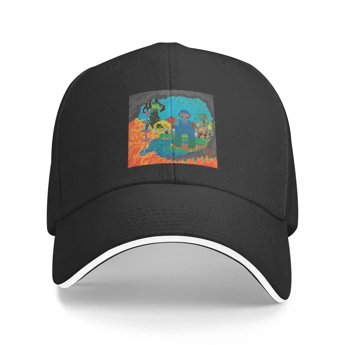 King Gizzard Album Art Collage Baseball Cap Hat Man For The Sun Snapback Cap foam party Hat Women's 2024 Men's