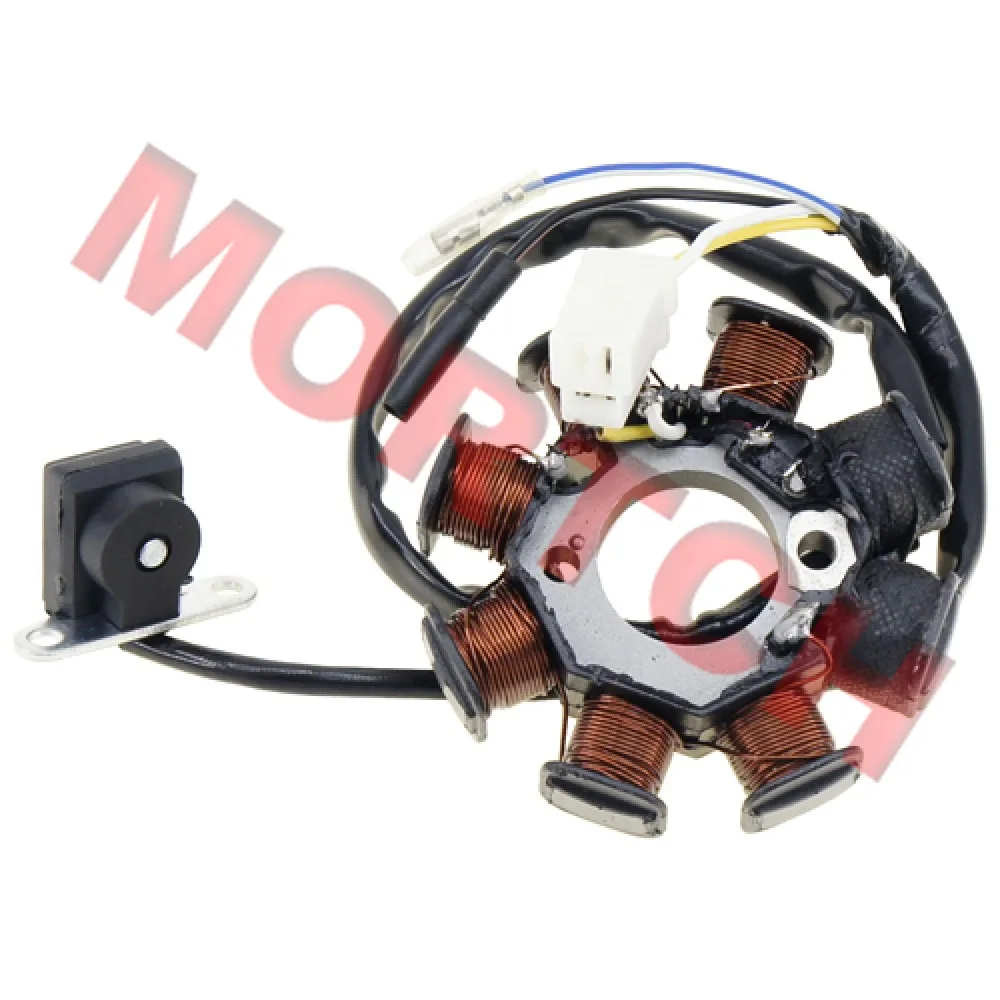 GY6 50cc 8 Pole Stator 4 Wires 50-4039A For GY6 50cc Chinese Scooter Moped 139QMB Engine