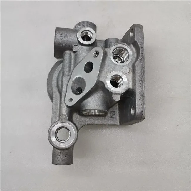 New Style High quality 136-5017 filter head  Aluminum Fuel Filter Head for Excavator parts