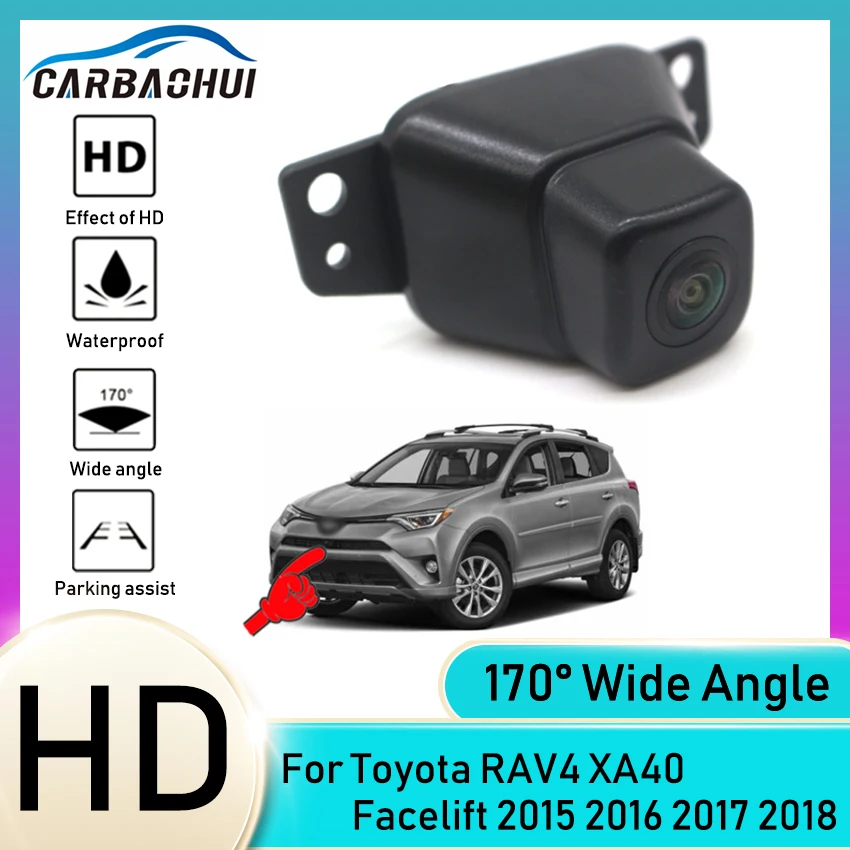 

Car Front View Parking LOGO Camera Night Vision Positive Waterproof for Toyota RAV4 XA40 Facelift 2015 2016 2017 2018