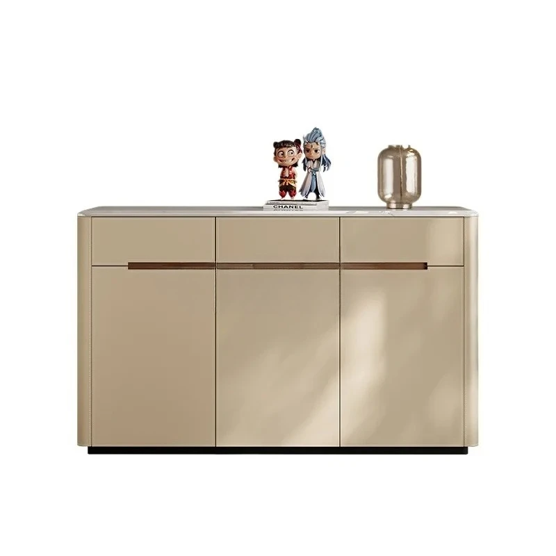 

Натуральный мрамор, домашняя дверь, шкаф для обуви большой емкости из цельного дерева в входной шкафу.