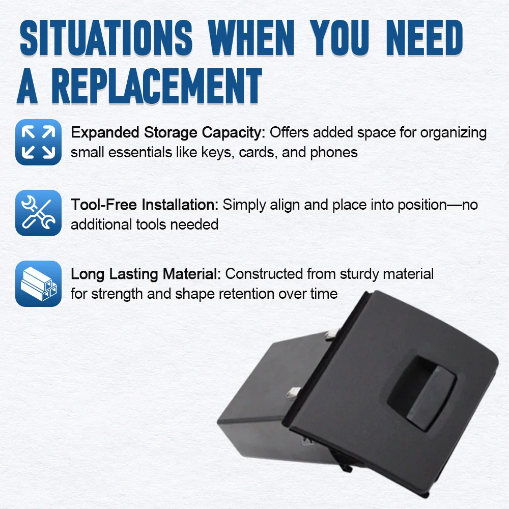 

For BMW 5 Series F10 F11 F18 2010-2017 Car Front Folding Tray Dashboard Glove Box Assembly 51459206025 51459206026 51459297807