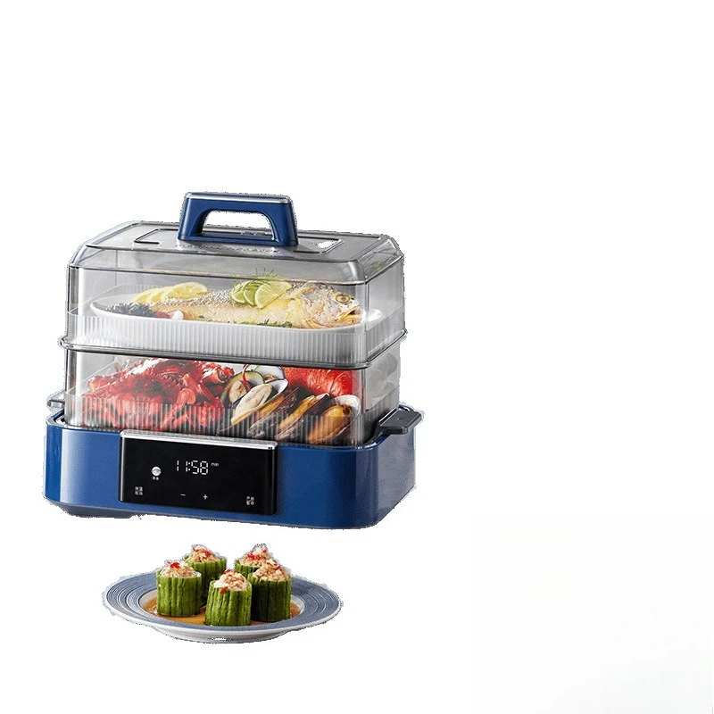 

Electric steamer Speed steamer Multifunctional household 12L steaming and stewing integrated timing