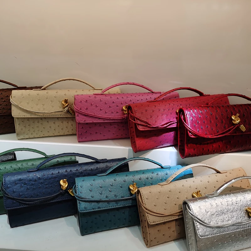 

Модные женские красочные плетеные длинные клатчи, трендовые тканые вечерние сумки на плечо с замком для свадебной вечеринки, новинка