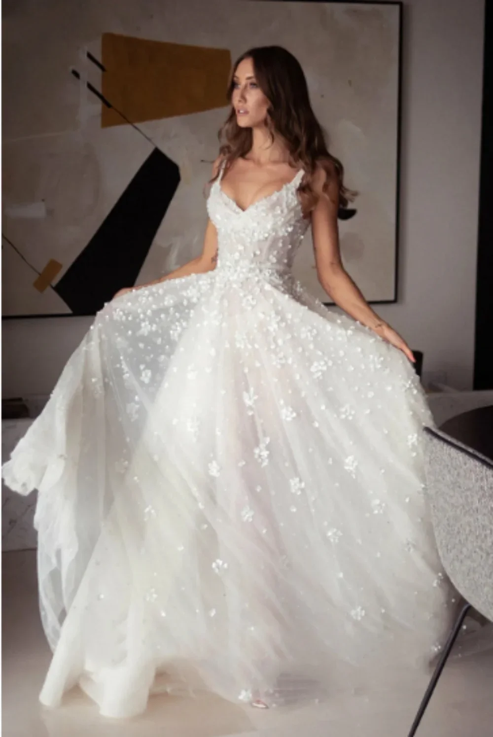 Robes de mariée A-Line personnalisées avec appliques en dentelle, chérie, dos nu, robes de patients, robe éducative exquise