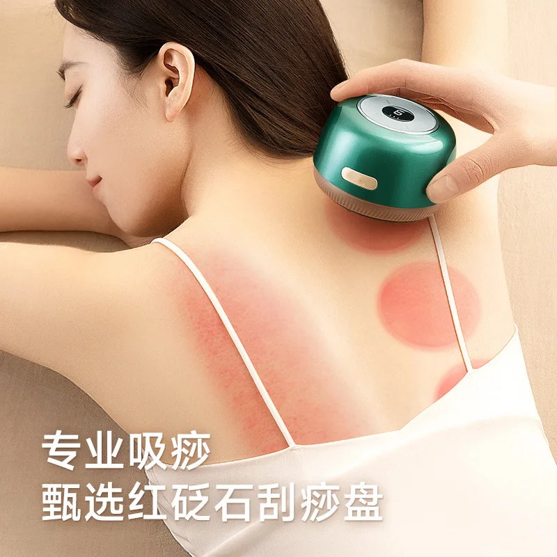 أداة مخصصة ميريديان الإغاثة بيان حجر تدليك كامل الجسم الكهربائية شاشة ديجيتال شفط كشط آلة إعادة #2