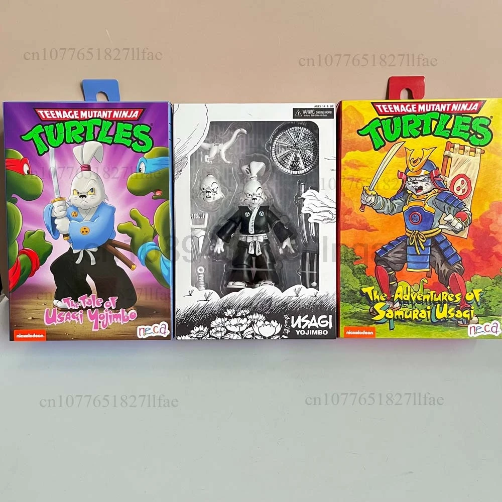 الأصلي NECA مياموتو أرنب أحادي اللون الملونة مغامرات الساموروي Usagi Yojimbo عمل نموذج لجسم اللعب غرفة ديكور #3