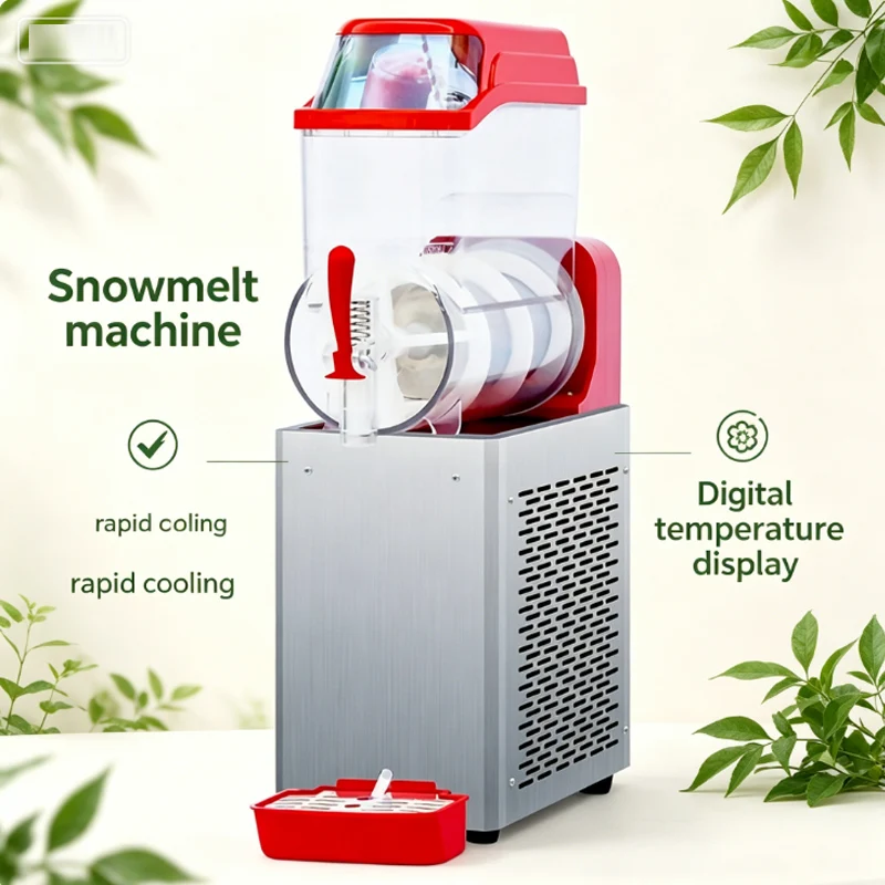 

Frozen Beverage snow slush machine Commercial Single Tank Juice Beverage Smoothie Machine