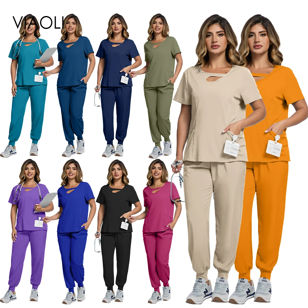 uniforme-medico-multicolorido-para-cirurgia-scrubs-hospitalares-blusa-de-manga-curta-calcas-uniforme-de-enfermagem-para-mulheres-roupas-de-medico-para-pet-shop