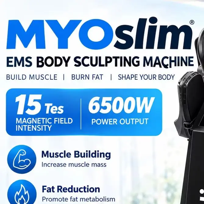 NEW MYOslim Professional EMS Body Sculpt Machine for Beauty Salon Spa Fat Reduction Muscle Building Waist Hip Lift Equipment