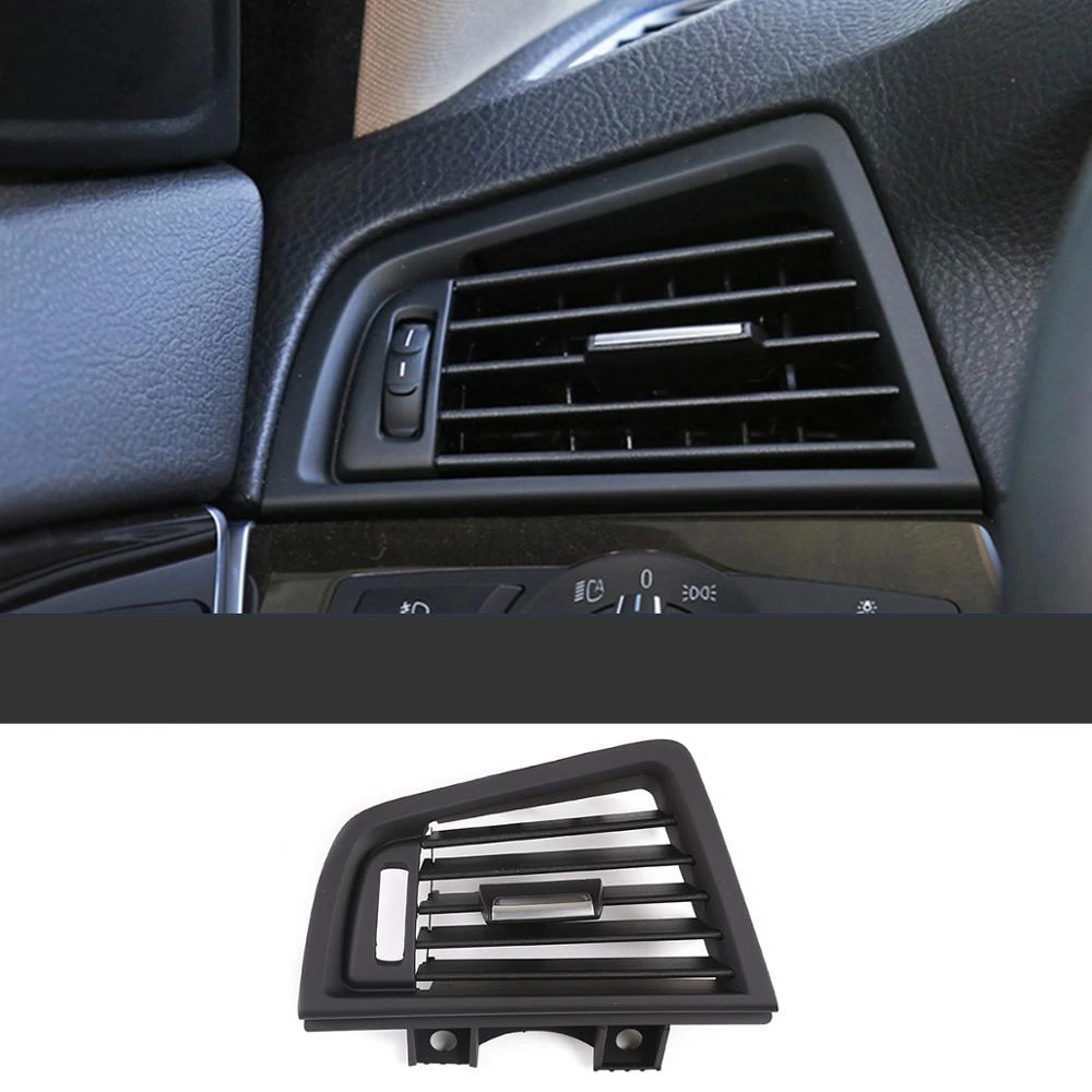 

For BMW5 Series F10 F11 F18 2011-17 ABS Black Car Front Row Left Right Air Conditioning Vent Grill Outlet Panel Car Accessories