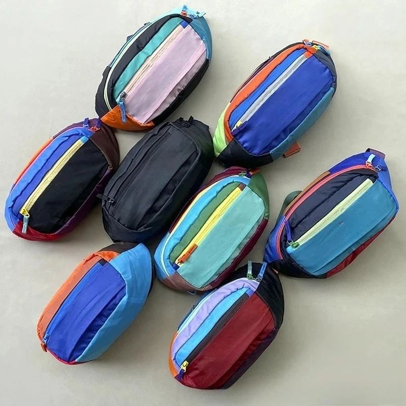 2025 حقيبة كتف الألبكة الجديدة 3L حقيبة الخصر الصيف في الهواء الطلق الدوبامين مقاوم للماء حقيبة ساعي الرياضة