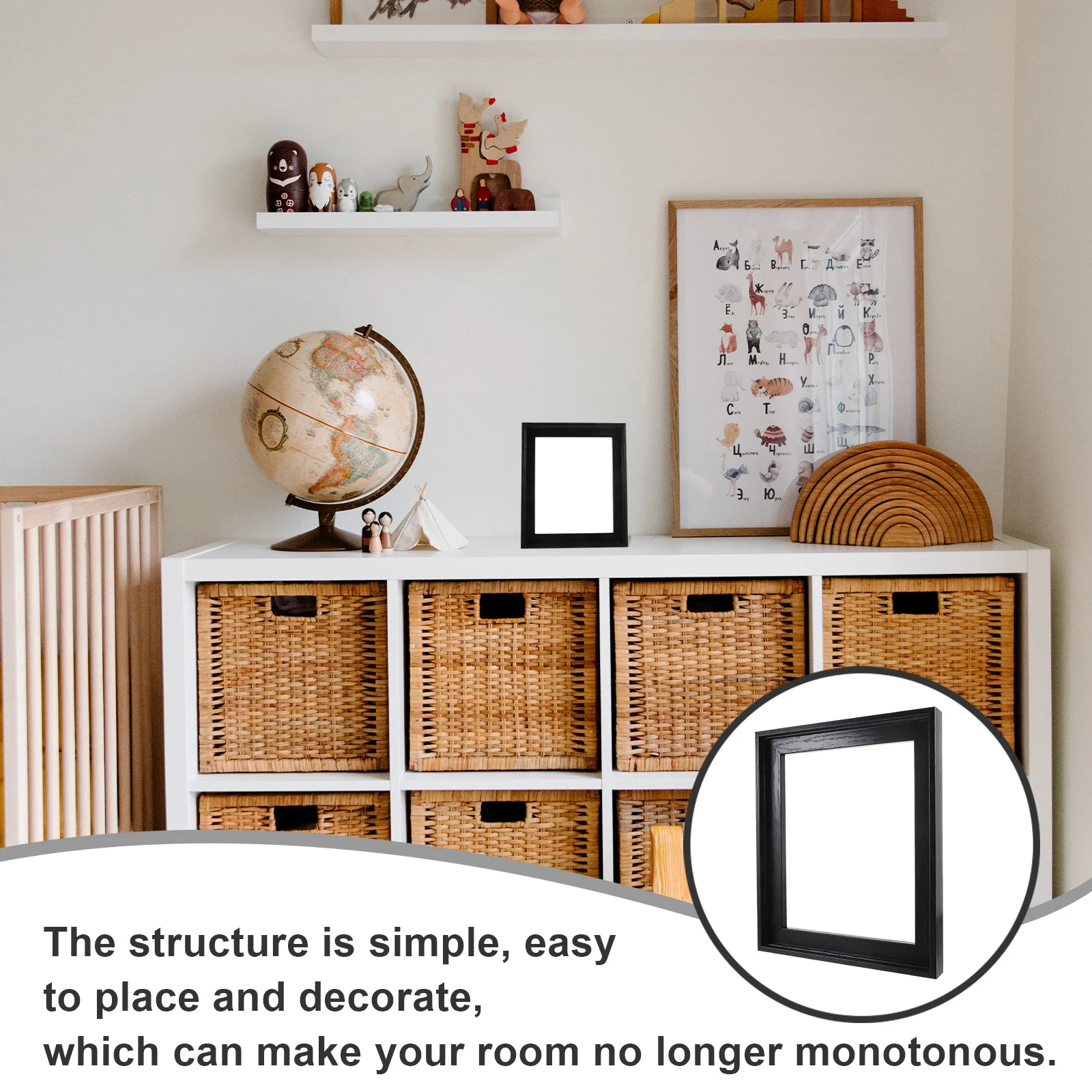 

L-Shaped Canvas Floating Frame For Painting Wall Art Display Home Decor Photo Frame Canvas Prints Picture Frames
