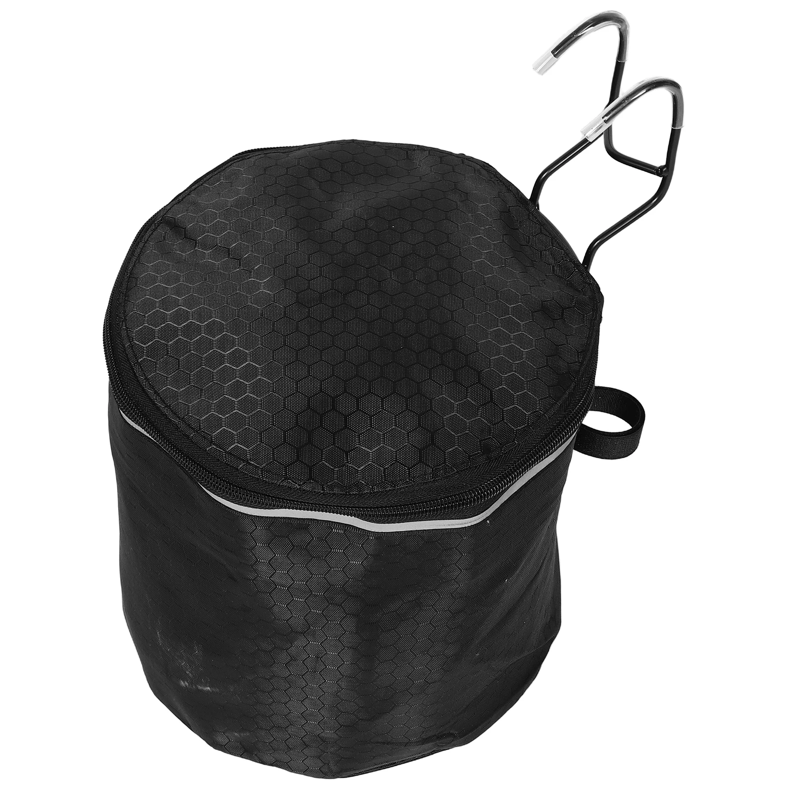 

Canvas Front Basket Foldable Wear Resistant Convenient Storage Large Capacity Electric Bike Mountain Bike Basket