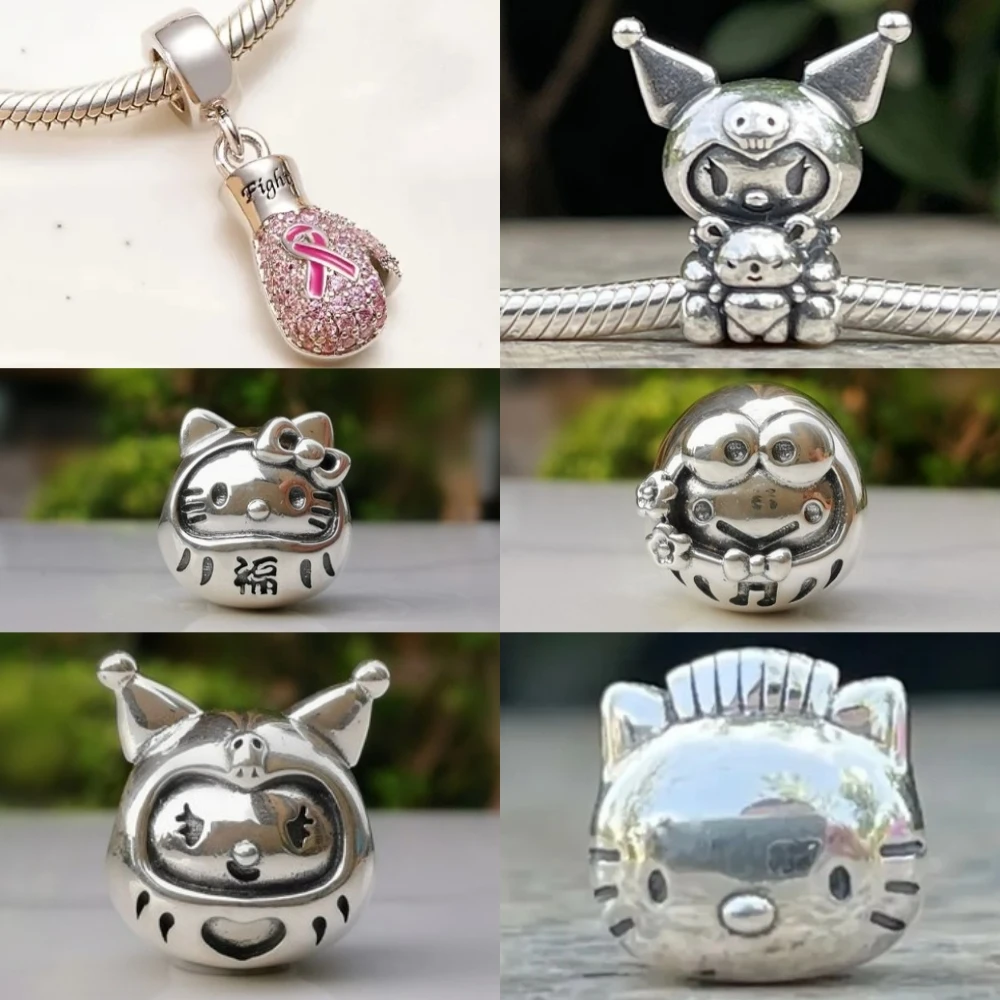 Hot Sale Miniso Charms 925 Original Trinkets Fit 925 Original Charm Bracelet Women 925 Silver Hot Sale Pendant Beads DIY Jewelry