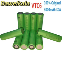 Genuine Sony 18650 VTC6 Battery 30A 3000mAh Rechargeable Li-ion for Electric Tools & Flashlights