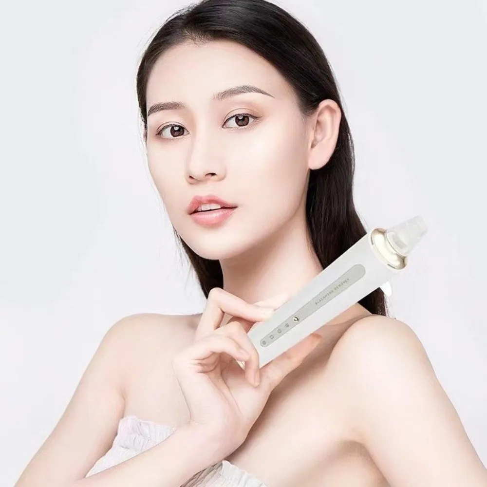 Adjustable Power Electric Pore Cleaning Non Damaging Pores Rechargeable Blackhead Remover Electric Suction Face Cleaning