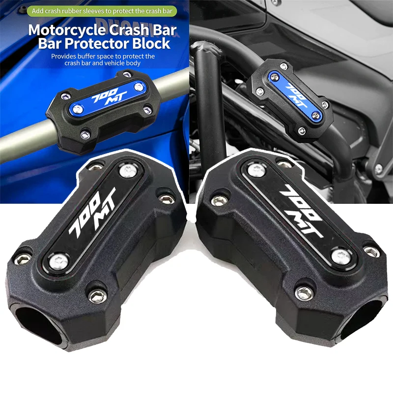 

Fit For CFMOTO 700MT 700 MT MT700 CF Moto Motorcycle Engine Guard 22/25/28mm Engine Guard Protector Decorative Block Crash Bar
