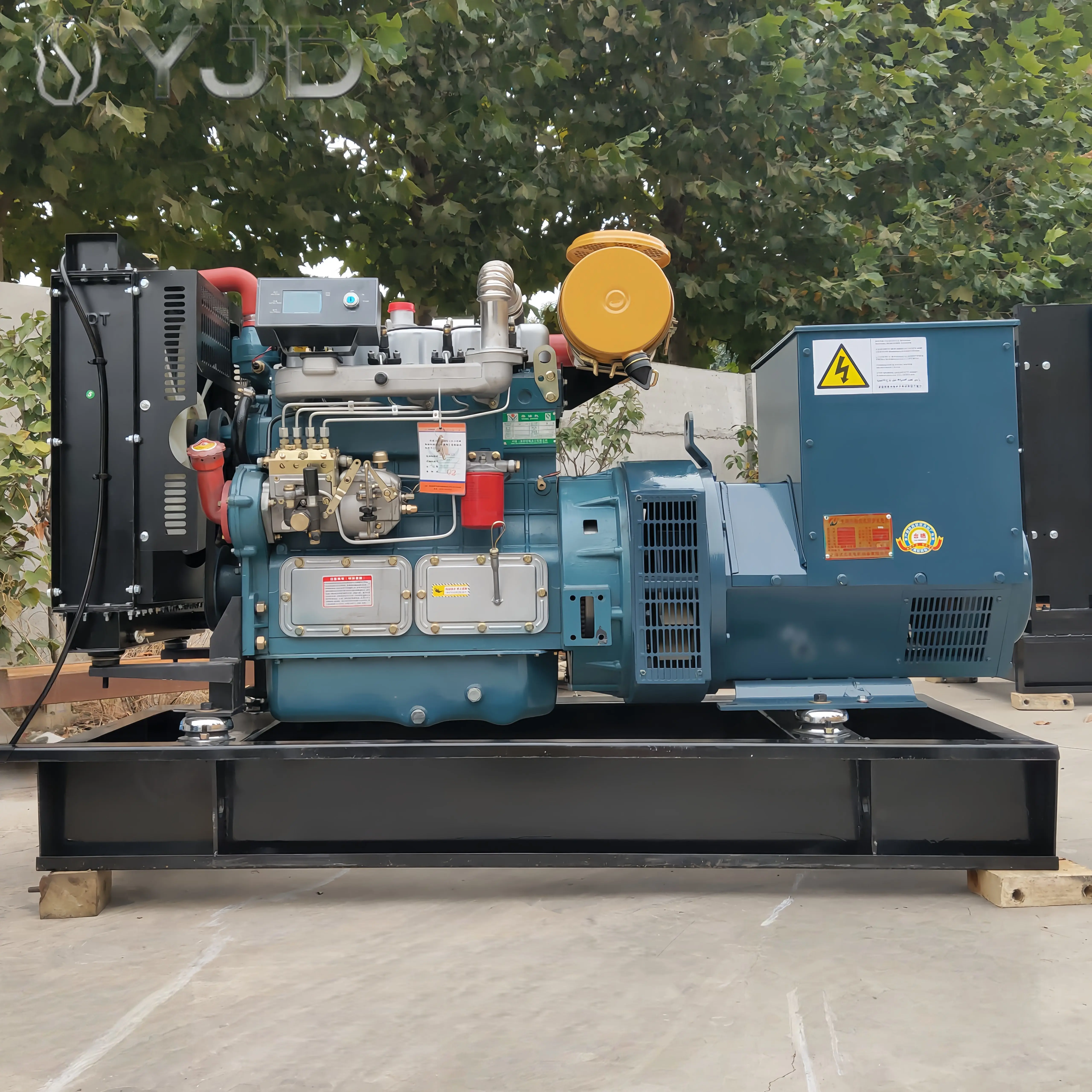 Stable Frame Open Ricardo 20KW to 60KW Generator Diesel Auto Start Groupe Electrogene Fuel Effective Main Home Power OEM