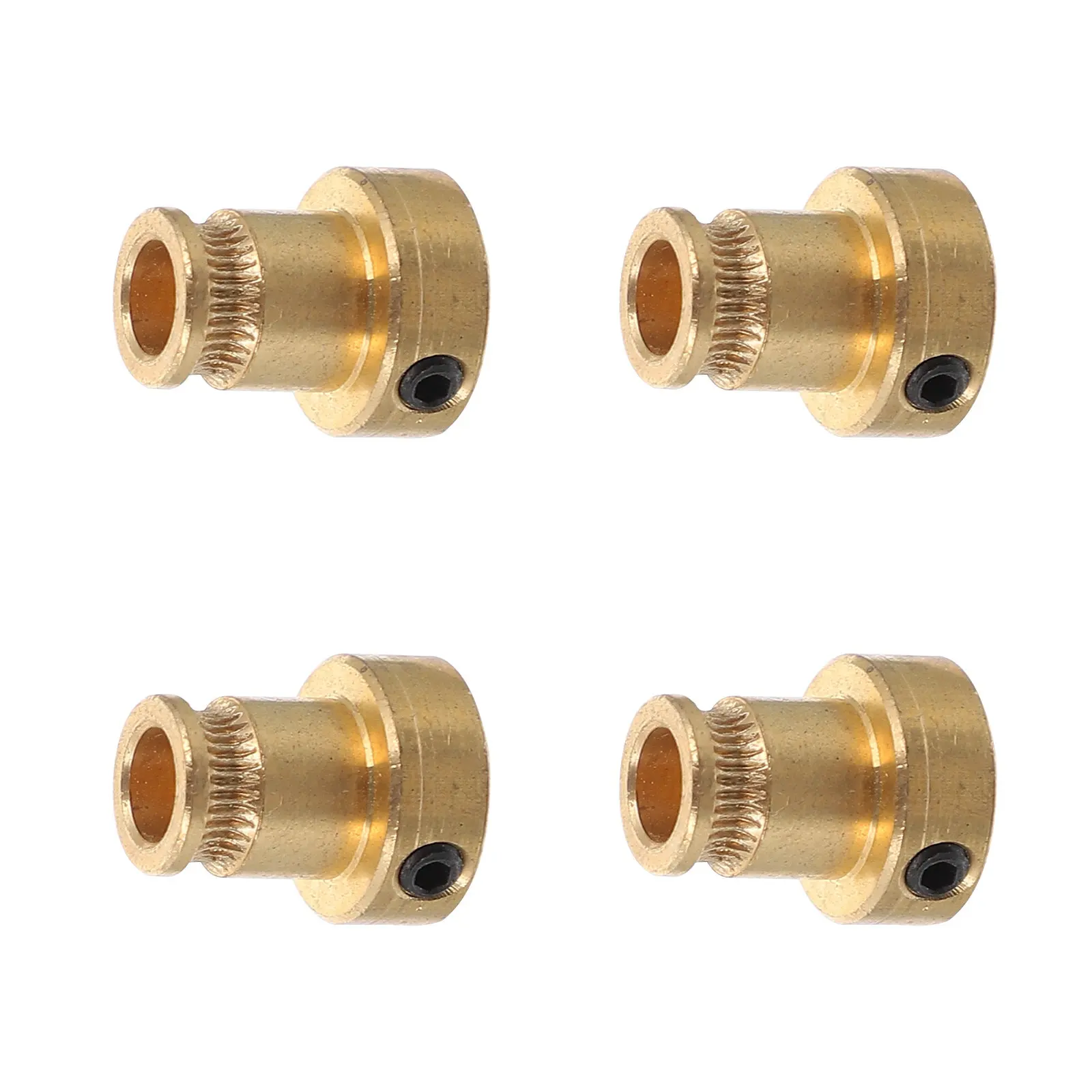 

4Pcs 1.75mm Extruder Gear Brass Feeding Wheel for 3D Printer Professional Drive Wheel Stable Efficient Filament