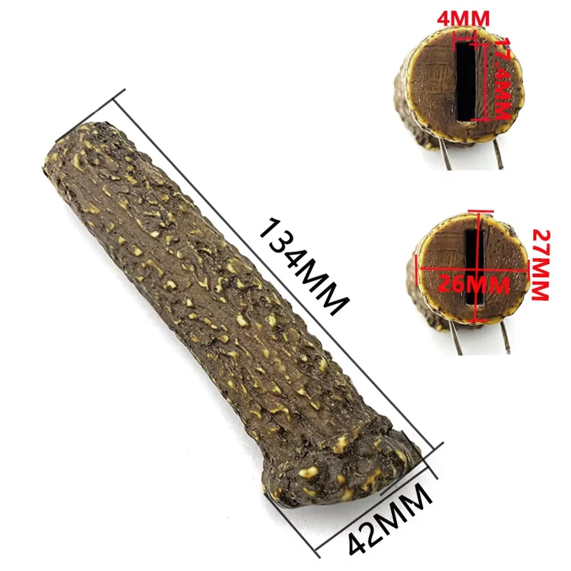 7 Types Resin Material Imitation Horse Deer Horn Antler Patterns For Straight Knife Handle Patches Materials DIY Making Parts