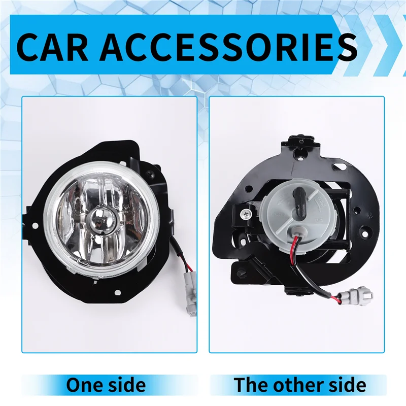 

1Pair Car Front Bumper Fog Lights Assembly Driving Lamp Foglight For Mitsubishi Pajero IO Montero Pinin For Shogun Mini