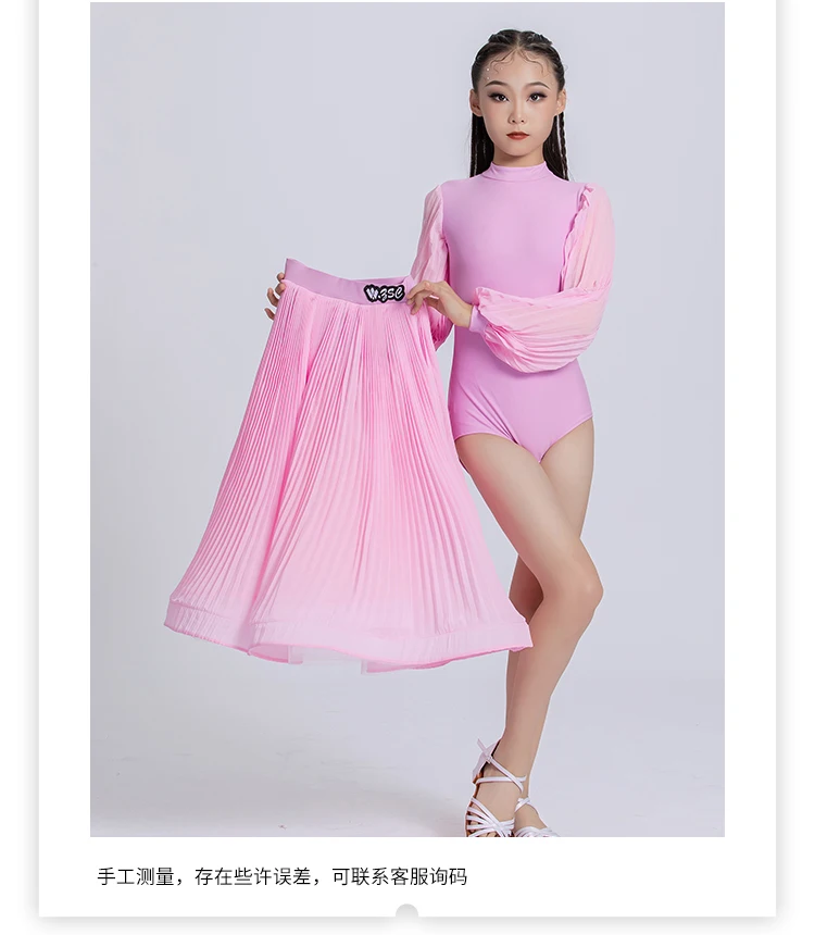 Nouveaux costumes de spectacle de danse moderne pour filles, costumes de spectacle de grande pose de danse de salon et jupes de danse modernes pour enfants