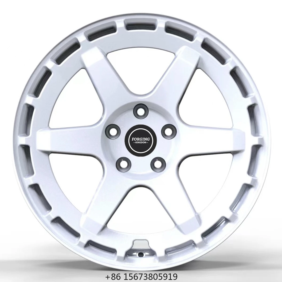 Wholesale New Custom Forged Multi Spoke Wheel Hub 18-24 Inches Bright White Aluminum Alloy 40mm 100mm ET Retrofit/Upgrade