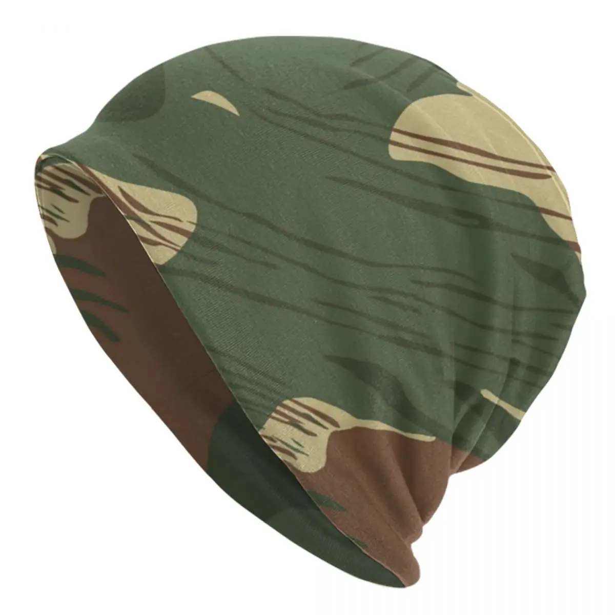 Rhodesian War Camouflage Beanie Cap Unisex Winter Warm Bonnet Femme Knit Hats Outdoor Ski Camo Skullies Beanies Caps Men Women