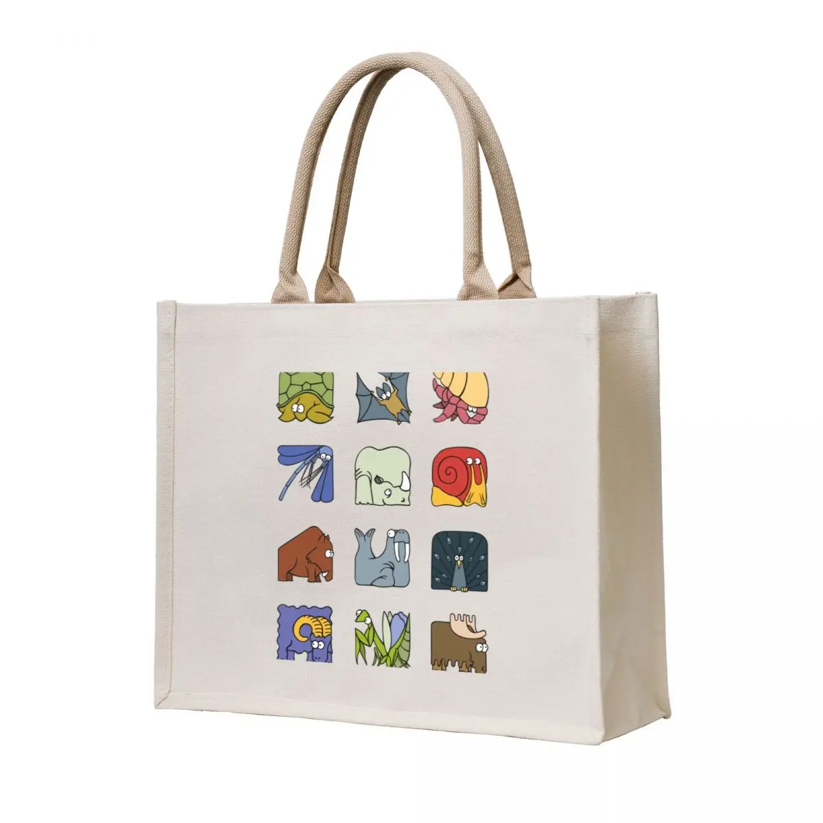 

squared animo Tote Bag Women's tote bag Canvas shopper bags
