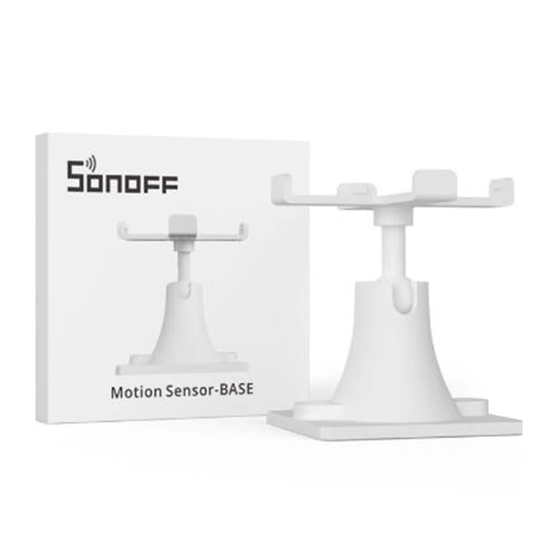 

SONOFF Motion sensor-BASE sensor bracket 360° horizontal angle and 90° vertical angle monitoring for easy installation