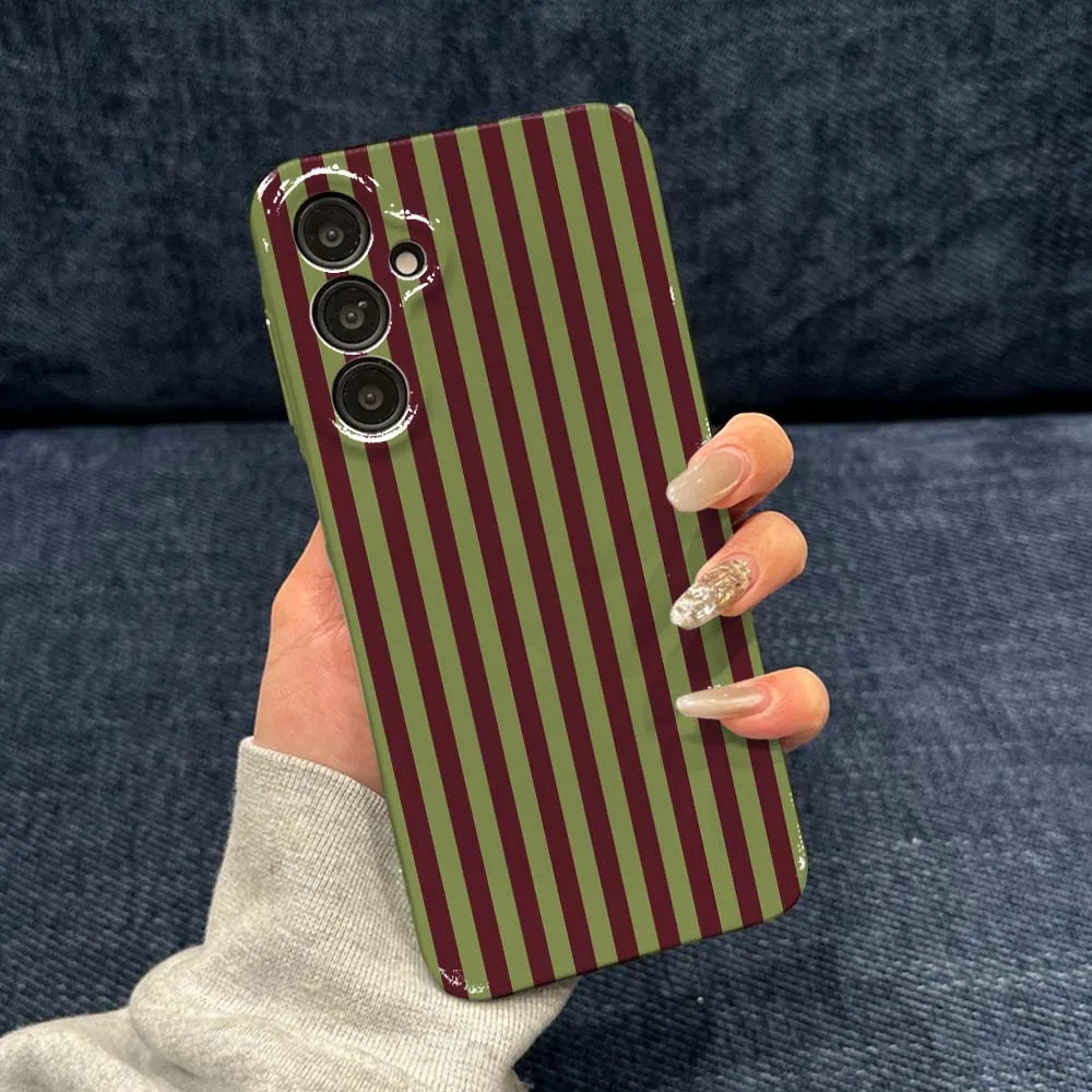 Line Art Love Leopard Print Phone Case For Samsung Galaxy A56 A55 A54 A51 A17 A07 A06 Feilini Hard Case Wave Oil Soft Case