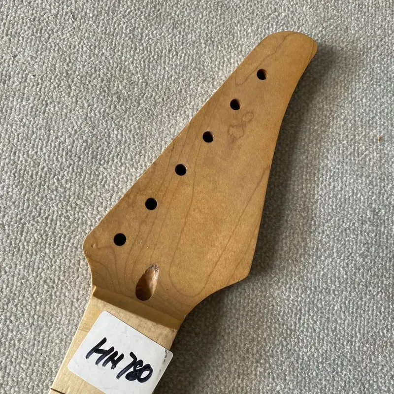 HN780 For Decoration Unfinished Electric Guitar Neck No Frets No Paints with Surface Dirty and Damages Special Sales